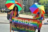 York Pride Fest participates in the Toronto Pride parade.
