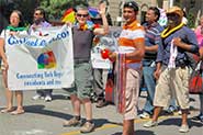 York Pride Fest participates in the Toronto Pride parade.