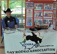 Gay Rodeo Association Booth