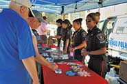 York Regional Police hosting their booth at Toronto Pride.