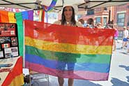 York Pride Fest volunteers at our Toronto Pride community booth.