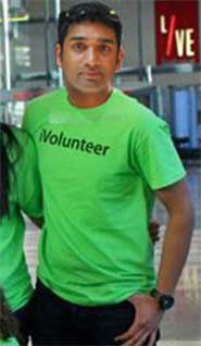 A reandomly selected year-round volunteer A reandomly selected year-round volunteer