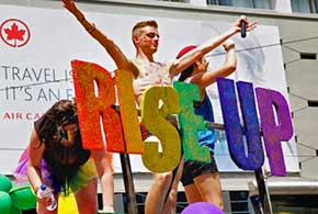 York Pride Fest participates in the Toronto WorldPride parade. York Pride Fest participates in the Toronto WorldPride parade.