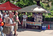 York Pride Fest community booth at Toronto Pride