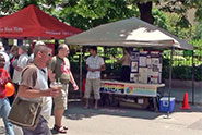 York Pride Fest community booth at Toronto Pride